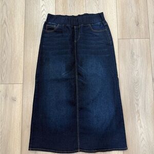 Dark Blue Denim Skirt